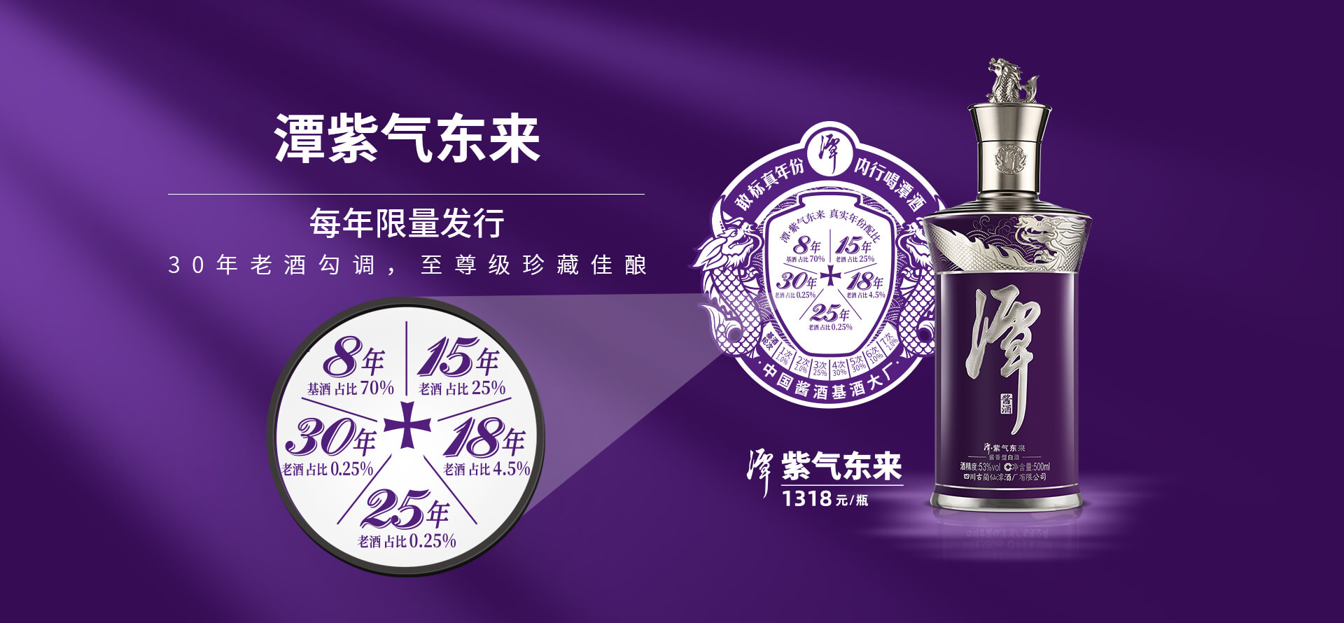 潭紫气东来是真年份酒吗
